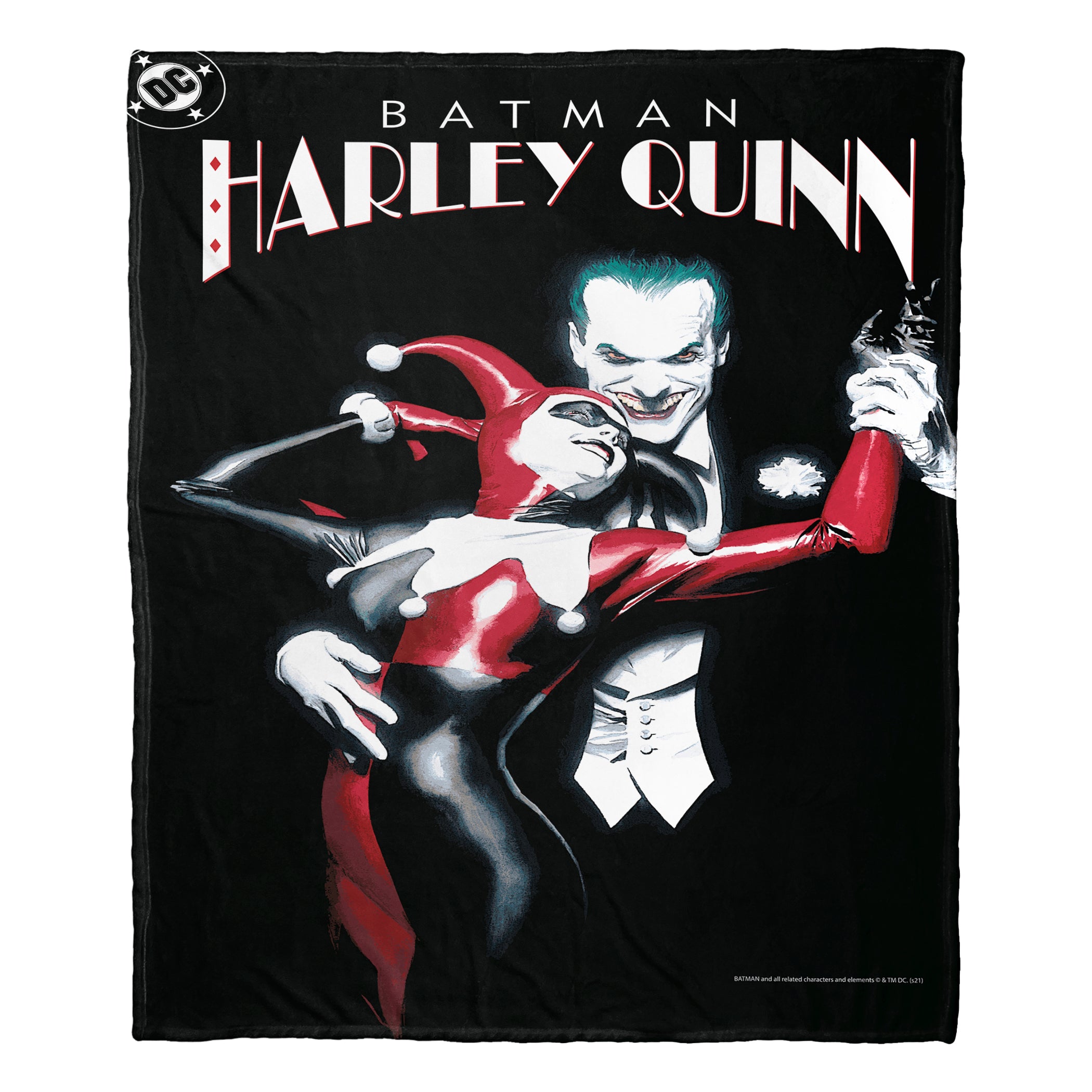 Warner Bros. Batman Love Cover Silk Touch Throw Blanket 50x60 Inches