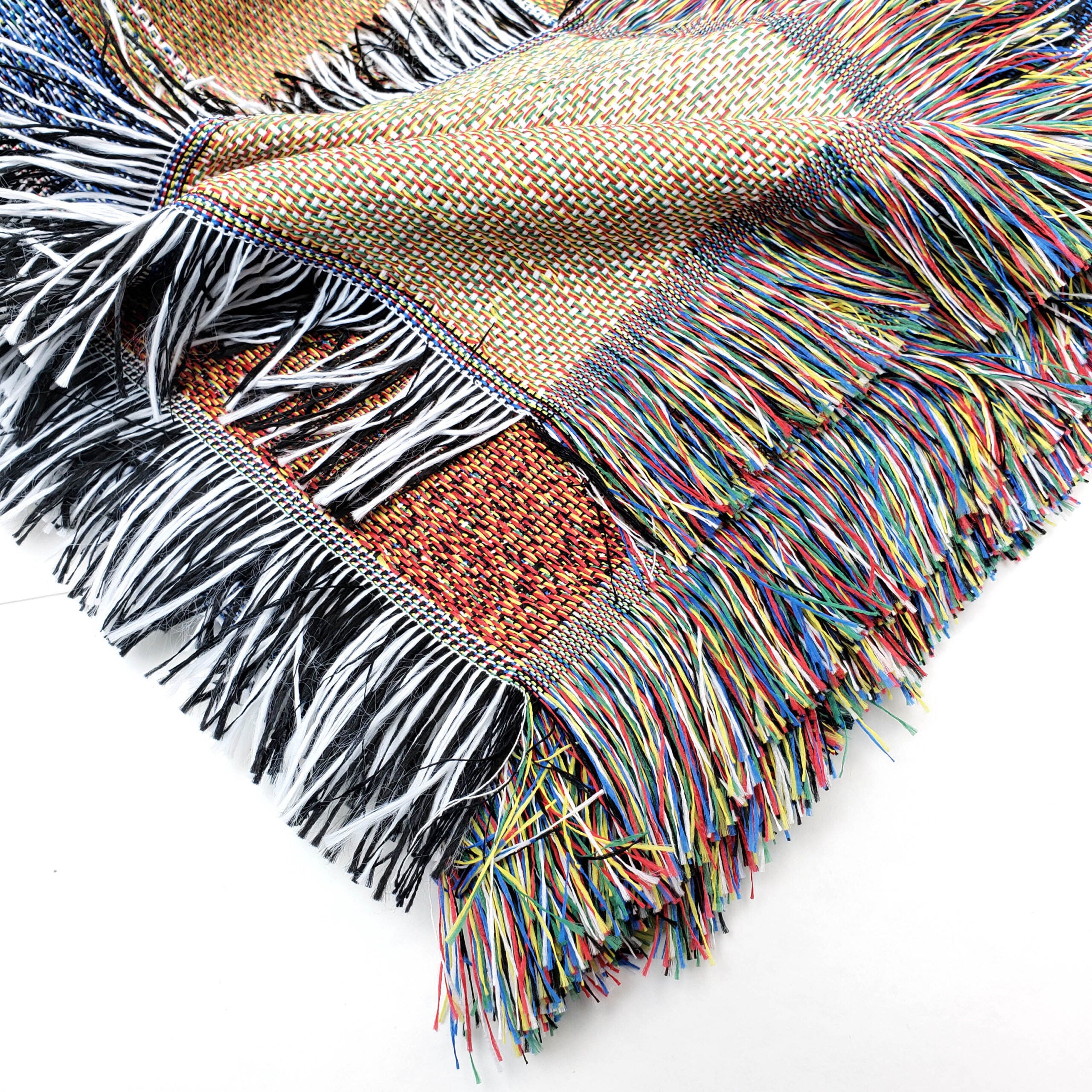 Woven Throw Blanket buy / Mini Throw Blanket / Wild Child