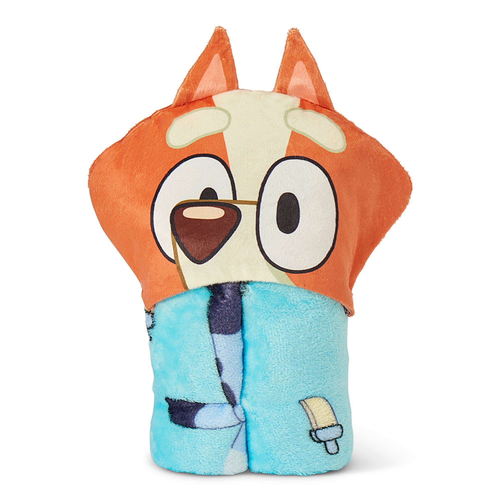 Bluey Popsicle Dance Hooded Throw 40×50 inches