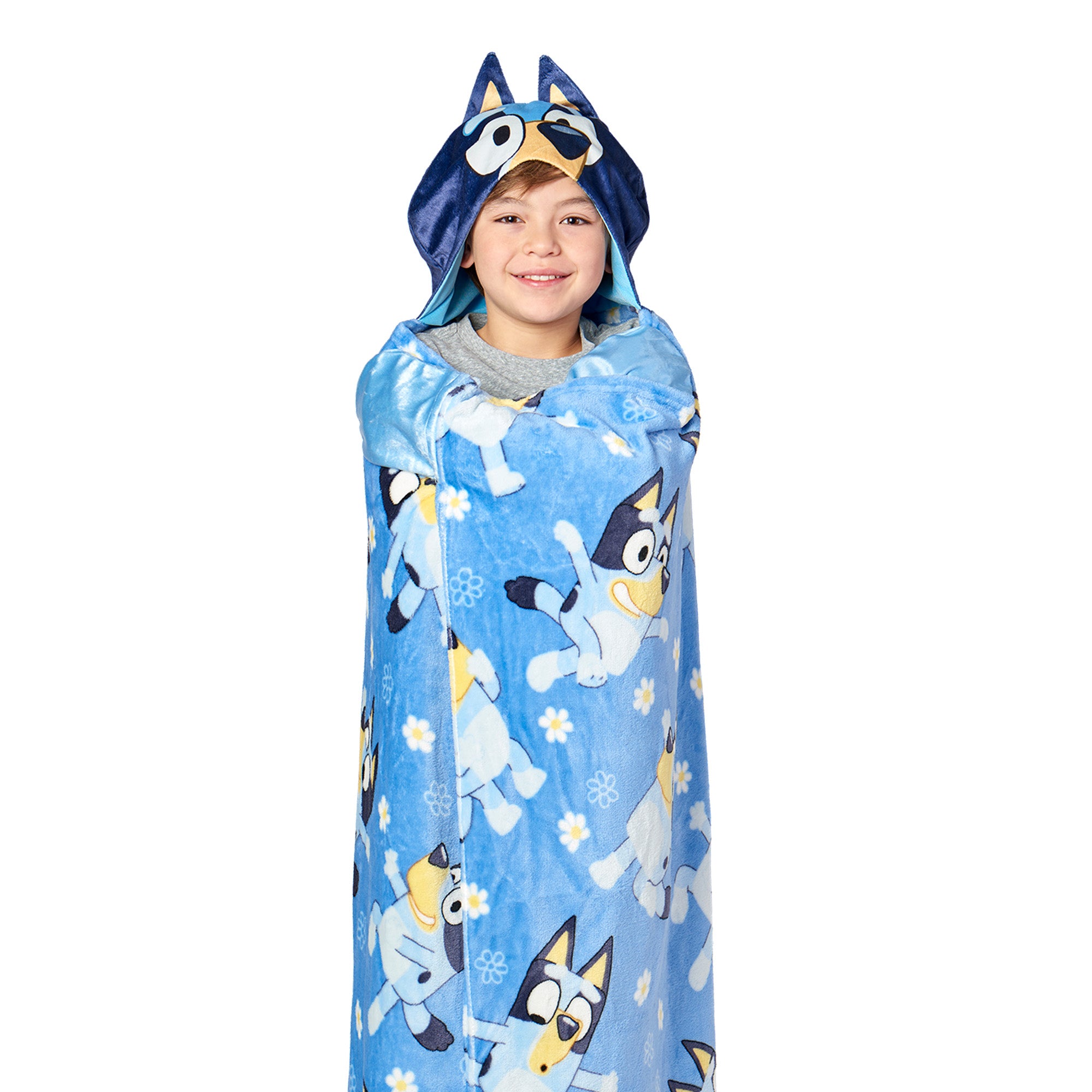 Bluey Dance Away Hooded Throw 40×50 inches