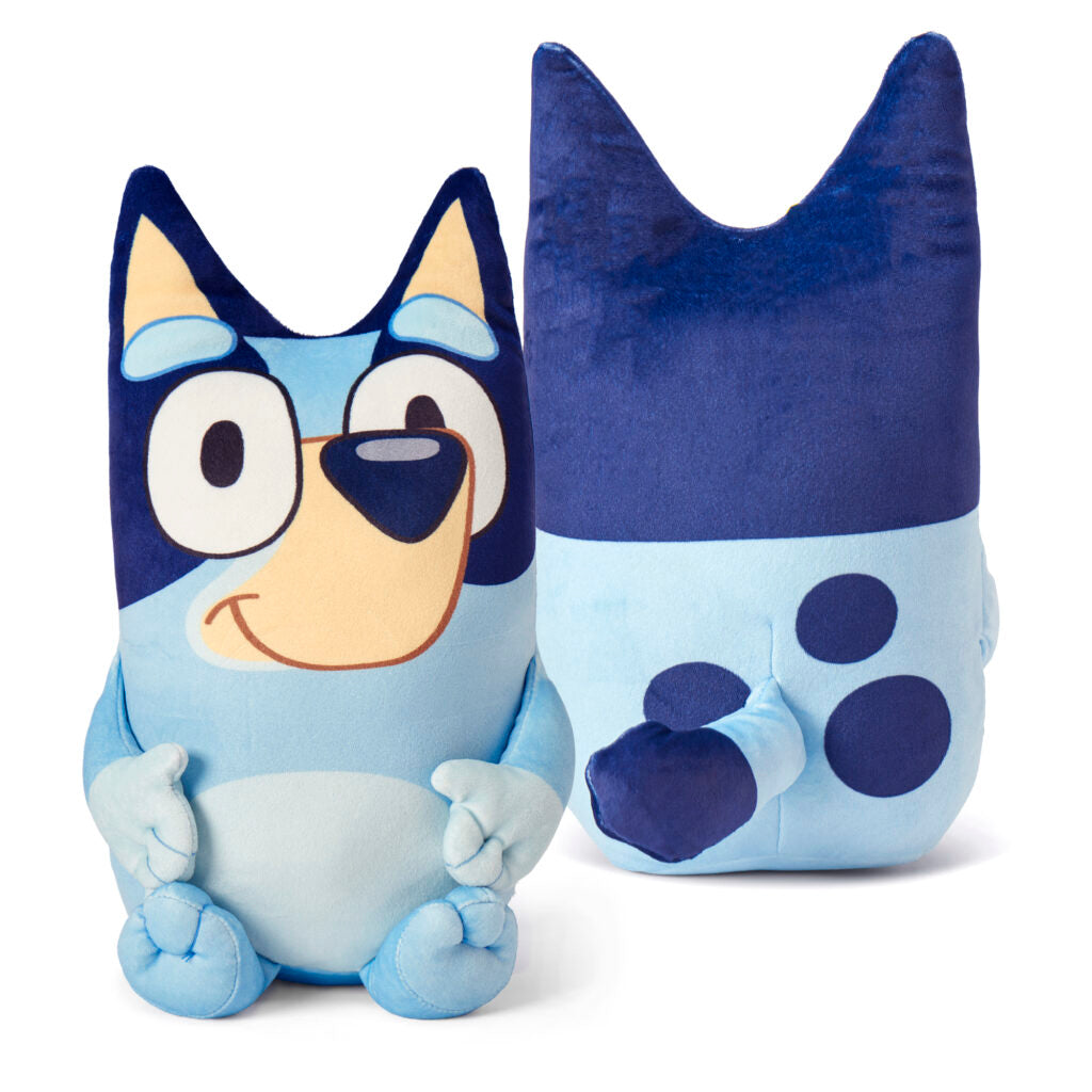 Bluey Fun 11 inch Character Hugger and 40 x 50 inch Throw Blanket Set
