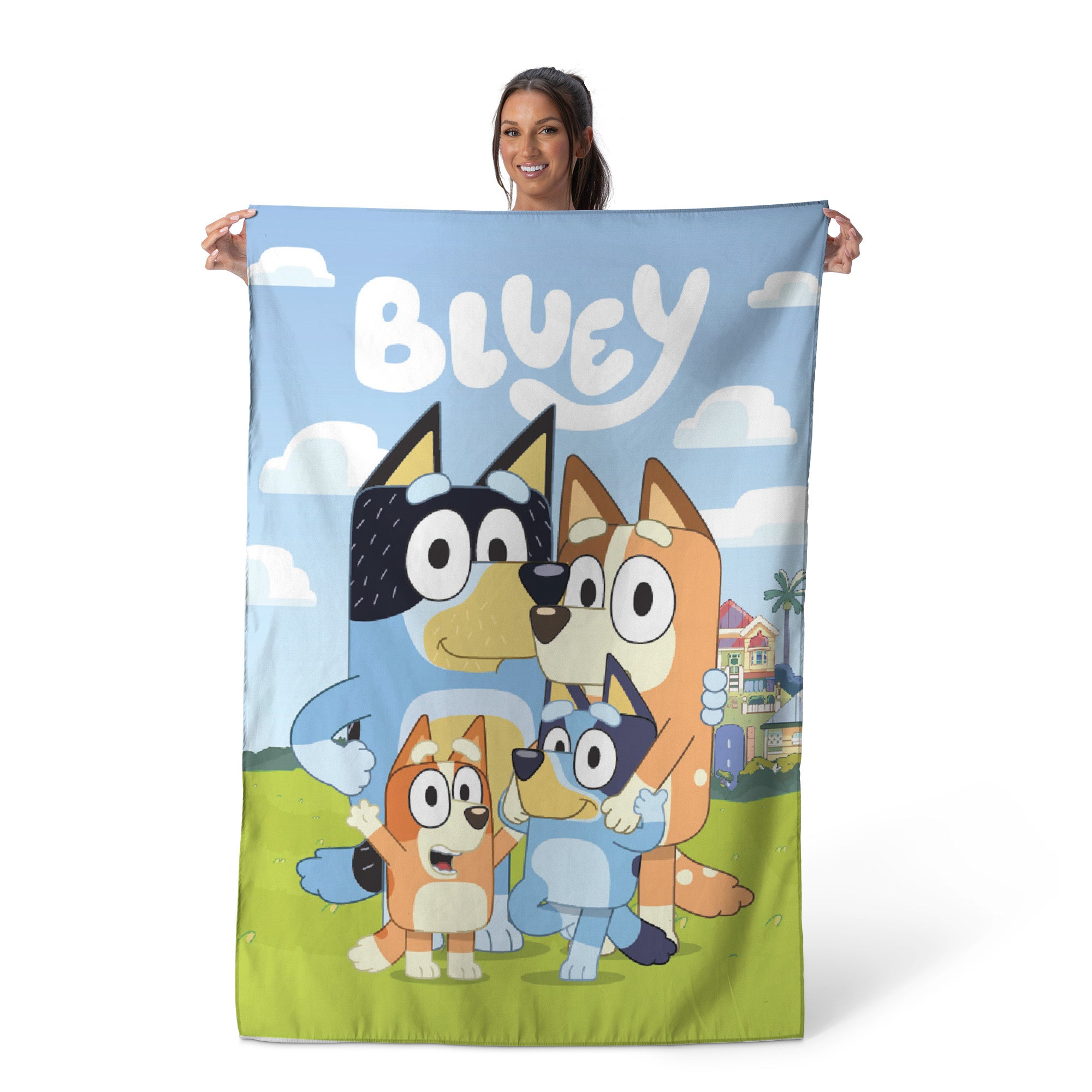 Bluey Hooray Hellers Wall Hanging Tapestry 40X57 inches