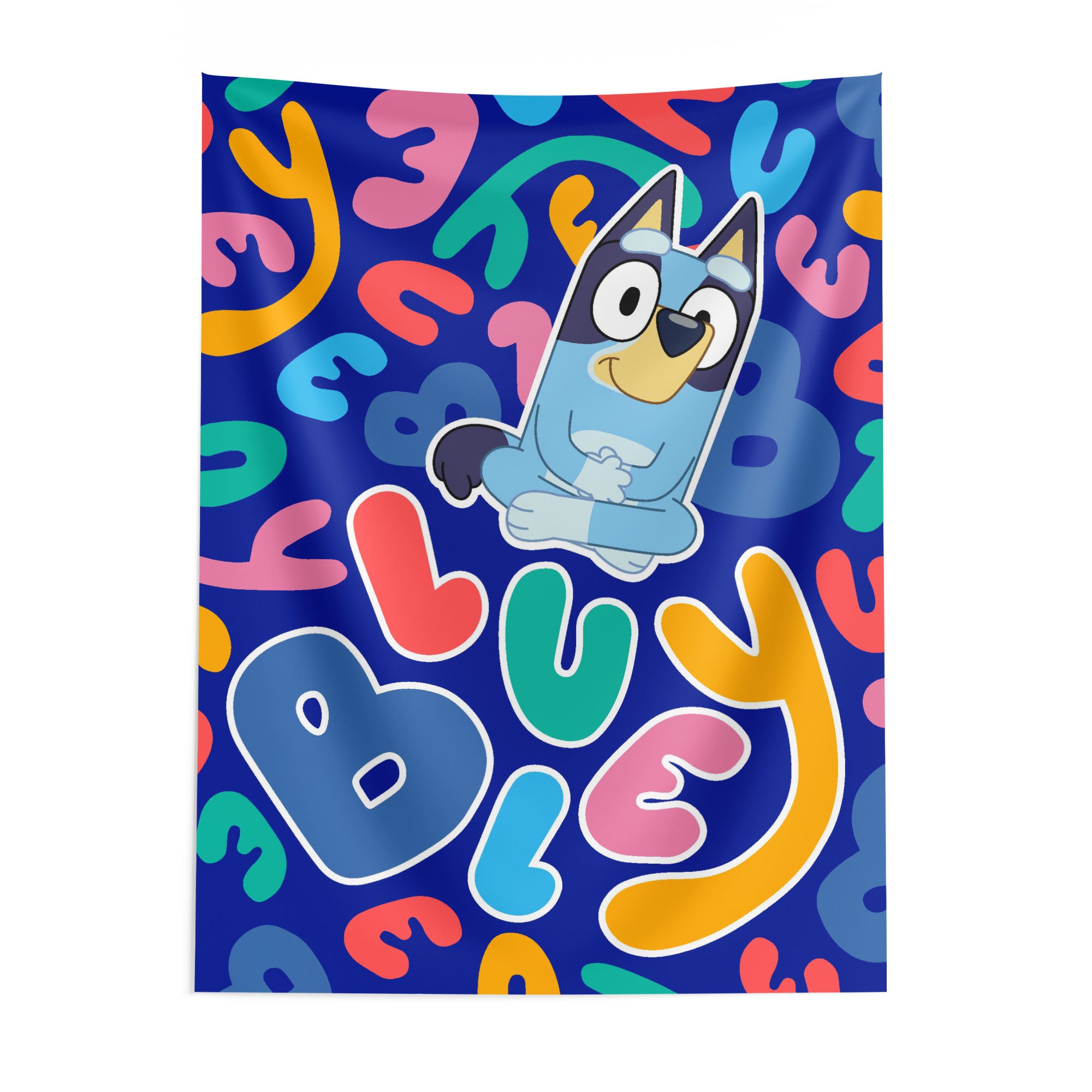 Bluey Spelling Bluey Wall Hanging 40x57 inches