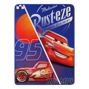 Disney Pixar Cars Rusteze Split Micro Raschel Throw Blanket 46x60 Inches