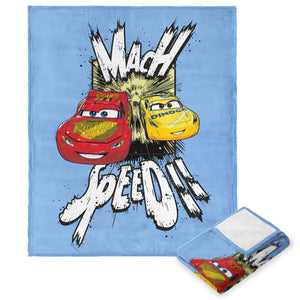 Disney Pixar Cars Mach Speed Silk Touch Throw Blanket 50x60 Inches