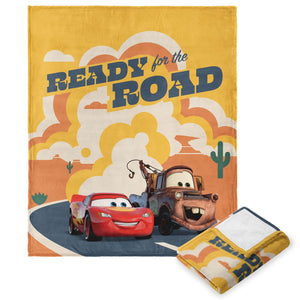 Disney Pixar Cars Road Ready Silk Touch Throw Blanket 50x60 Inches