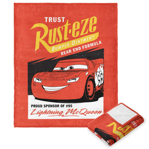 Disney Pixar Cars Trust Rusteze Silk Touch Throw Blanket 50x60 Inches