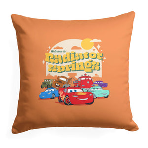Disney Cars Radiator Springs Throw Pillow 18x18 inches