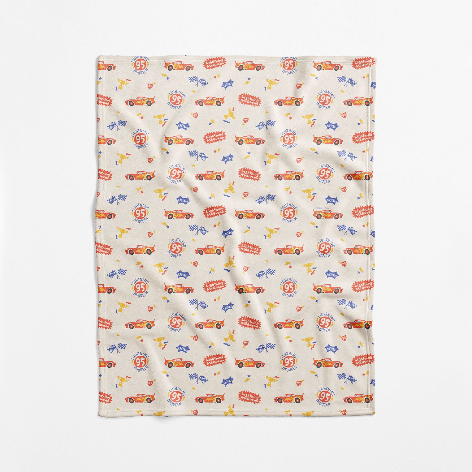 Cars McQueen Pattern Lightweight Blanket 40x50 inches