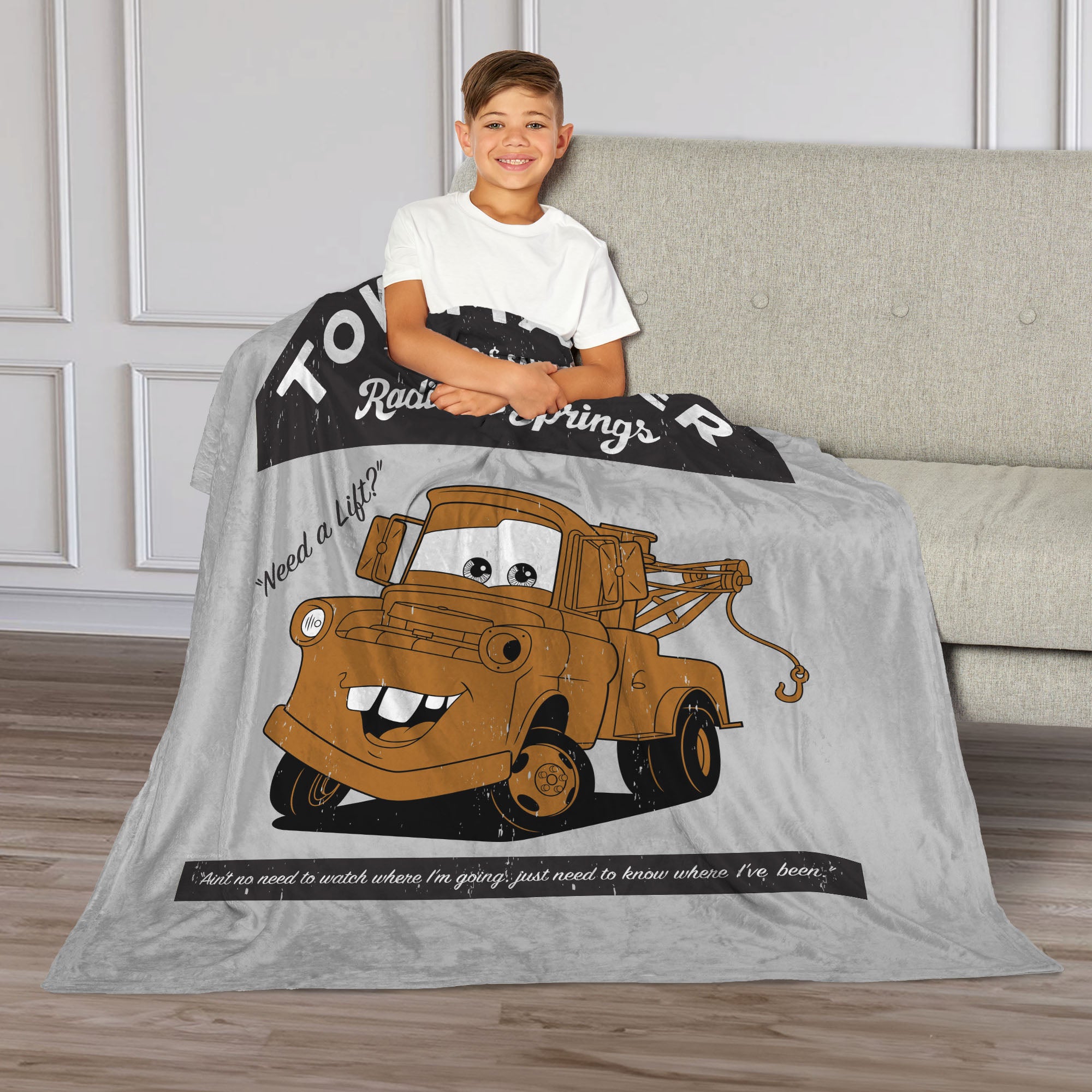 Disney Pixar Cars Need a Lift Silk Touch Throw Blanket 40x50 Inches