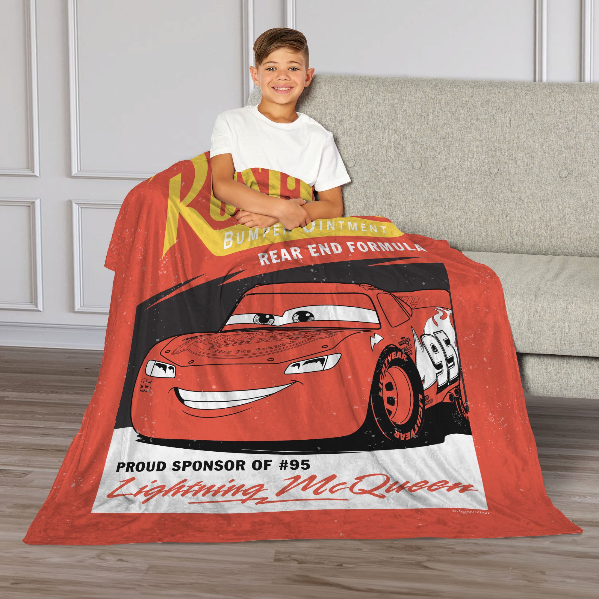 Disney Pixar Cars Trust Rusteze Silk Touch Throw Blanket 40x50 Inches