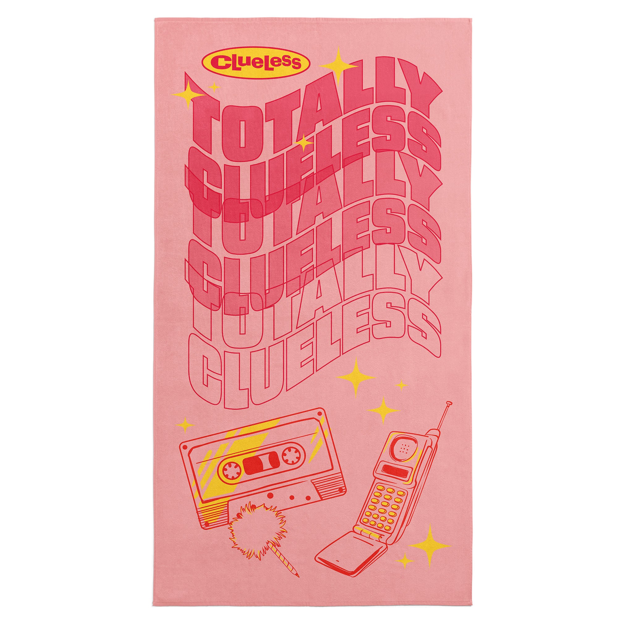 Viacom Clueless Totally Clueless Microfiber Beach Towel 30x60 inches