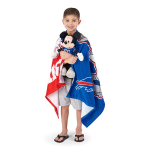 Disney NFL Buffalo Bills Mickey Splash Hugger Beach Towel Set