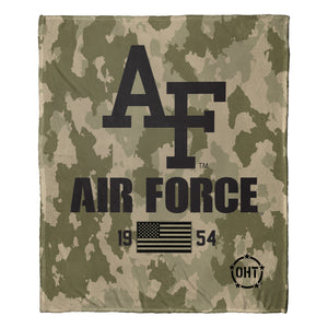 U.S. Air Force NCAA Air Force Academy OHT Special Ops Silk Touch Throw Blanket 50x60 Inches