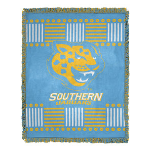 NCAA Southern Jaguars Homage Woven Jacquard Throw Blanket 46x60 Inches