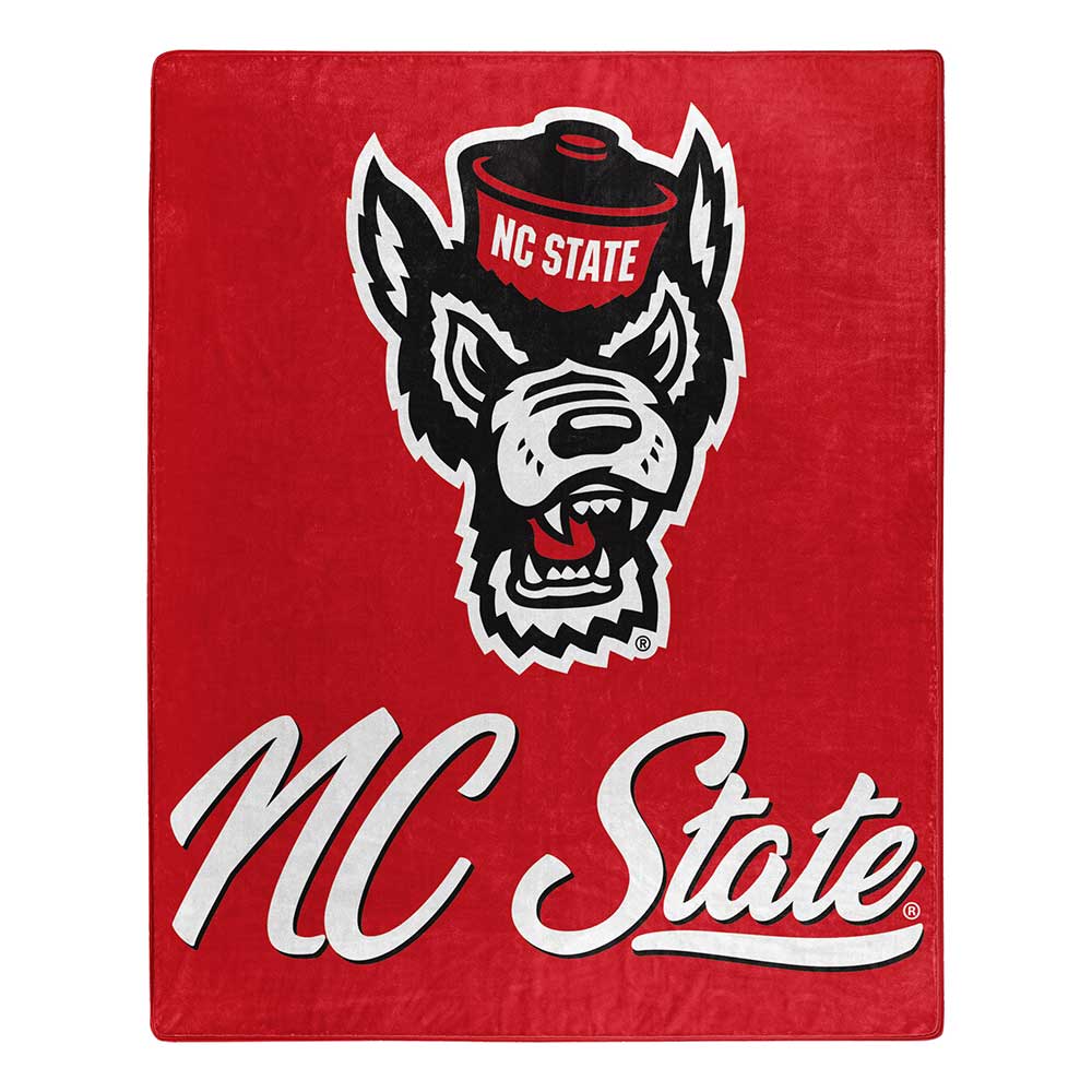 NCAA NC State Wolfpack Signature Raschel Throw Blanket 50x60 Inches