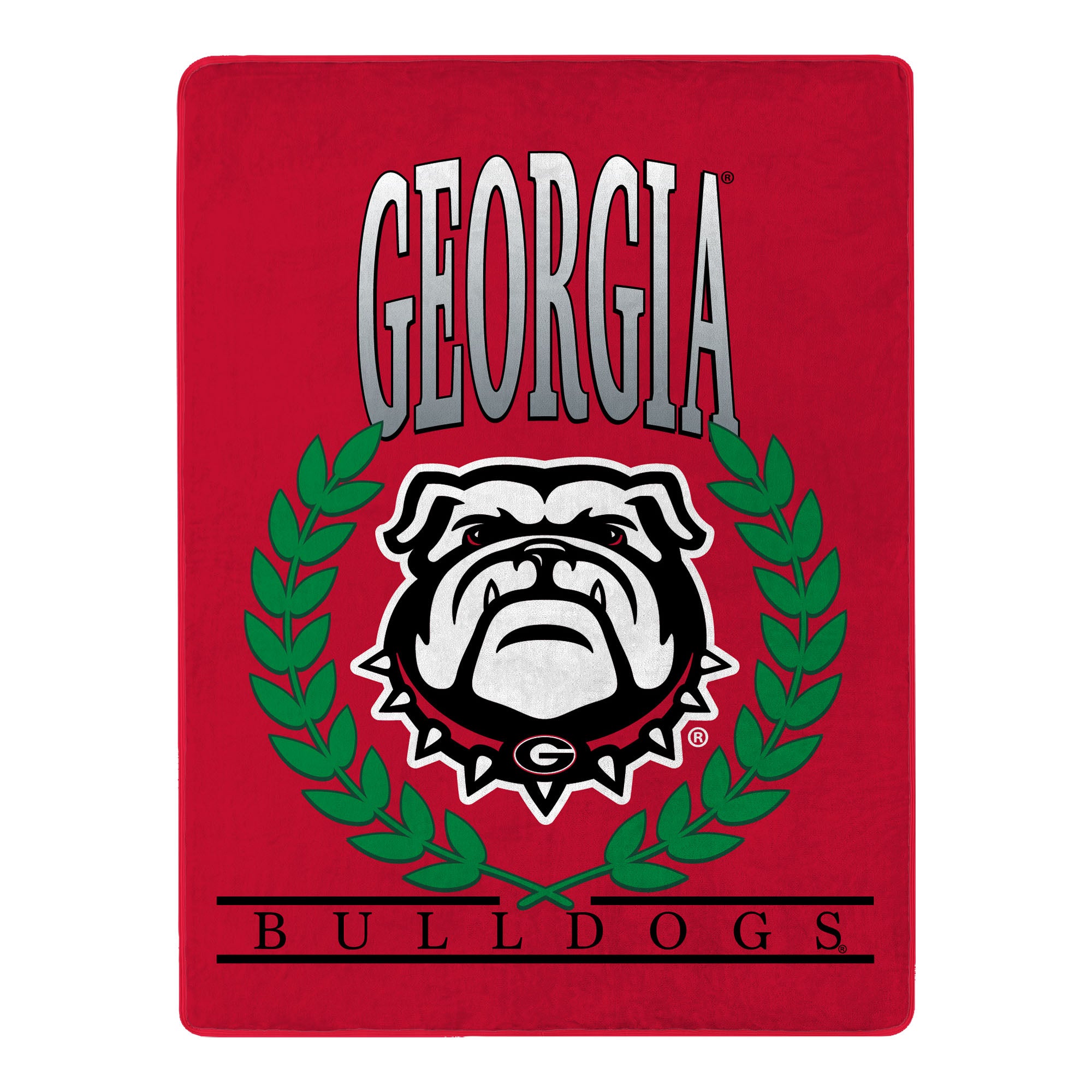 Georgia Bulldogs NCAA Plateau Silk Touch Throw Blanket 46X60 Inches