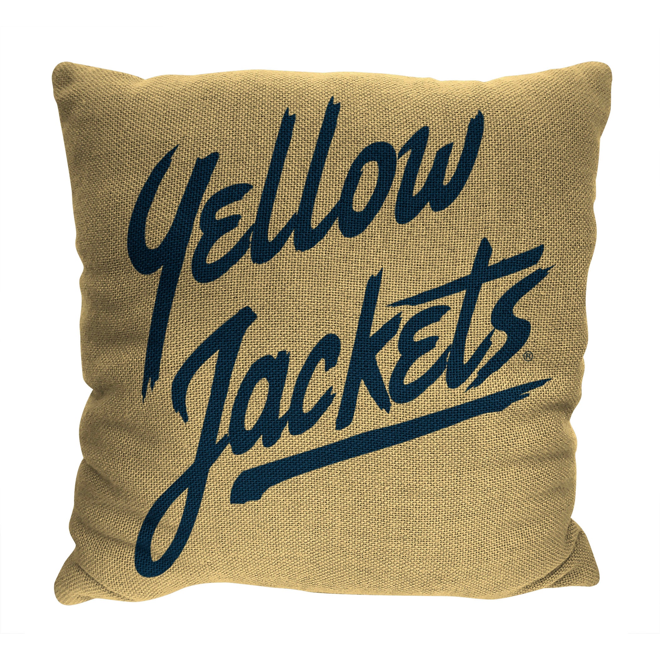 NCAA Georgia Tech Yellow Jackets Invert Pillow 20x20 Inches