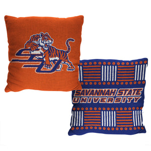 NCAA Virginia State Trojans Homage Jacquard Pillow 20x20 Inches