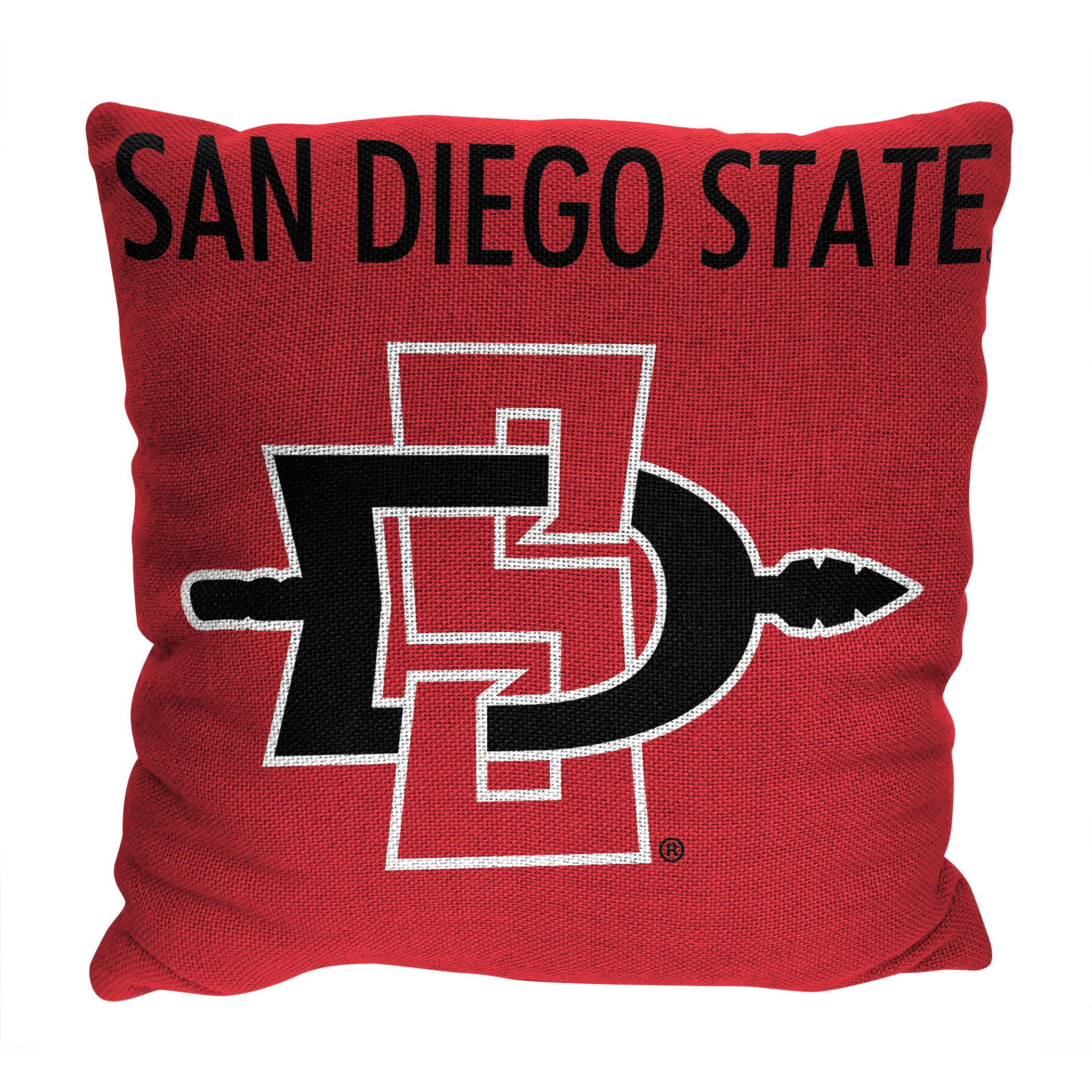 NCAA San Diego State Aztecs Stacked Pillow 20x20 Inches