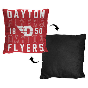 NCAA Dayton Flyers Stacked Pillow 20x20 Inches