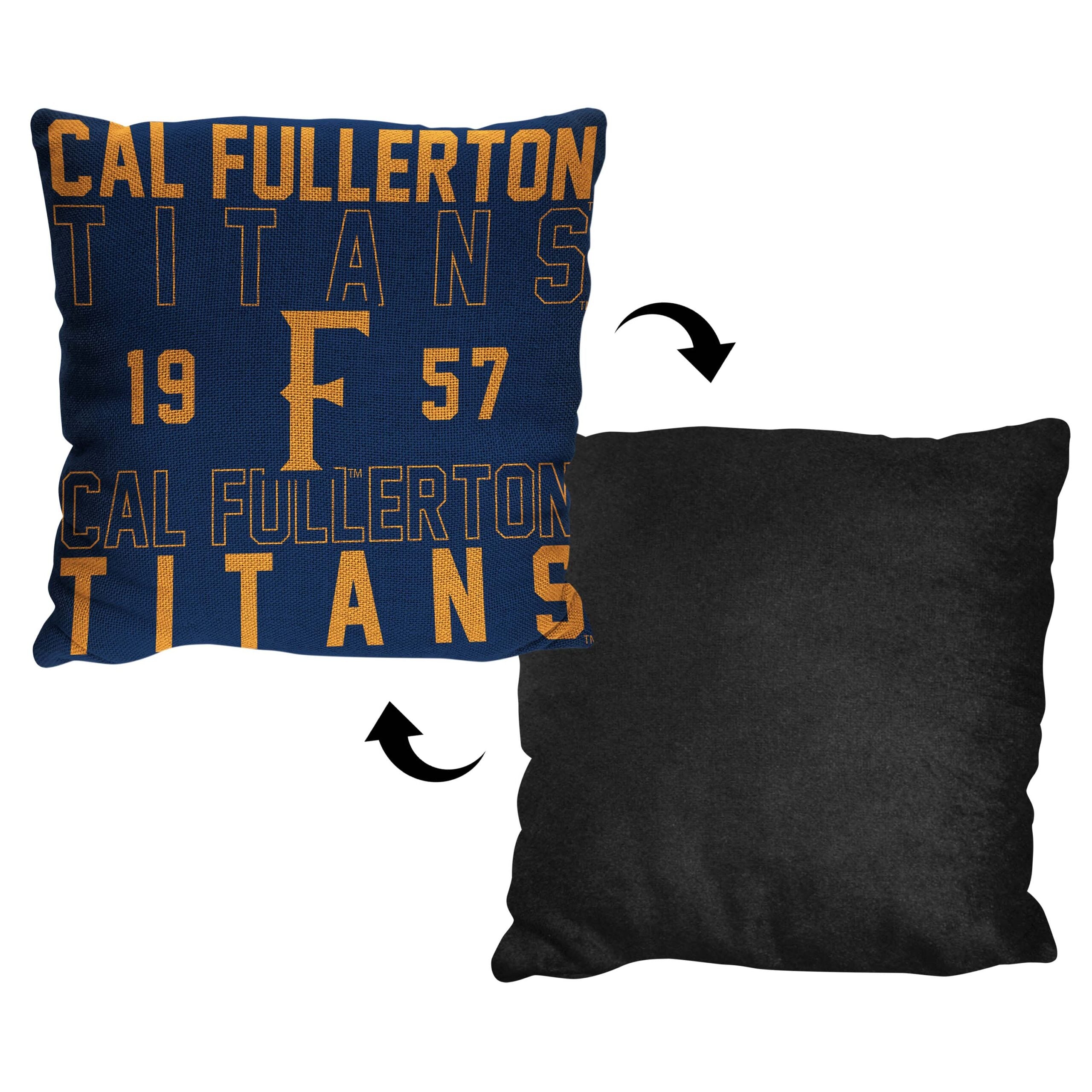 NCAA Cal State Fullerton Titans Stacked Pillow 20x20 Inches