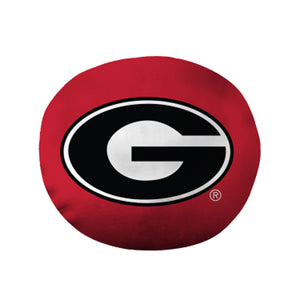 NCAA Georgia Bulldogs Round Travel Cloud Pillow, 11 inches