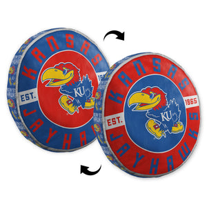 NCAA Kansas Jayhawks Travel Cloud Pillow 15 Inches
