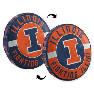 NCAA Illinois Fighting Illini Travel Cloud Pillow 15 Inches