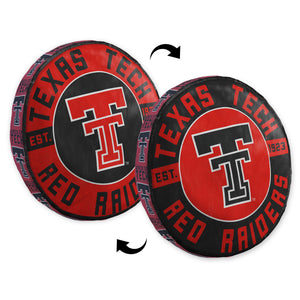 NCAA Texas Tech Red Raiders Travel Cloud Pillow 15 Inches
