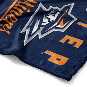 NCAA Utep Miners Alumni Silk Touch Throw Blanket 50x60 Inches