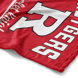 NCAA Rutgers Scarlet Knights Alumni Silk Touch Throw Blanket 50x60 Inches