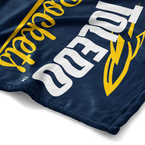 NCAA Toledo Rockets Alumni Silk Touch Throw Blanket 50x60 Inches