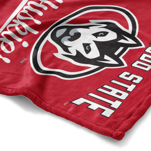 NCAA State Cloud State Huskies Alumni Silk Touch Throw Blanket 50x60 Inches