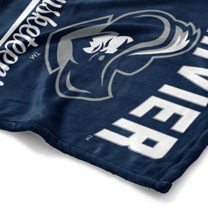 NCAA Xavier Musketeers Alumni Silk Touch Throw Blanket 50x60 Inches