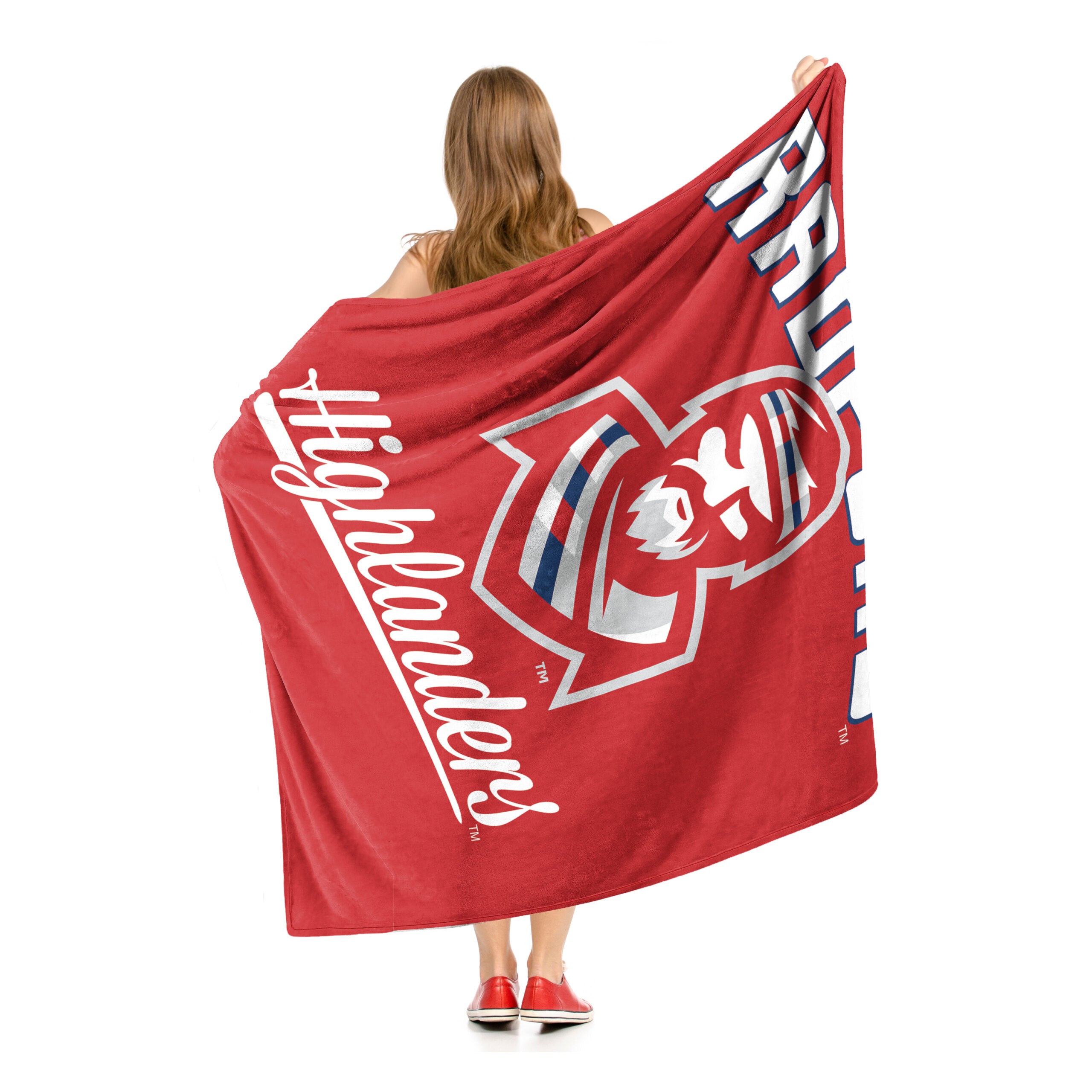 NCAA Radford Highlanders Alumni Silk Touch Throw Blanket 50x60 Inches