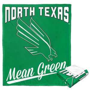 NCAA North Texas Mean Green Alumni Silk Touch Throw Blanket 50x60 Inches