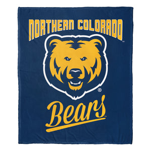 NCAA Northern Colorado Bears Alumni Silk Touch Throw Blanket 50x60 Inches