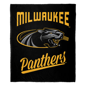 NCAA Wisconsin At Milwaukee Panthers Alumni Silk Touch Throw Blanket 50x60 Inches