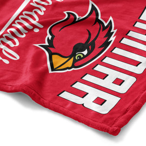 NCAA Lamar Cardinals Alumni Silk Touch Throw Blanket 50x60 Inches