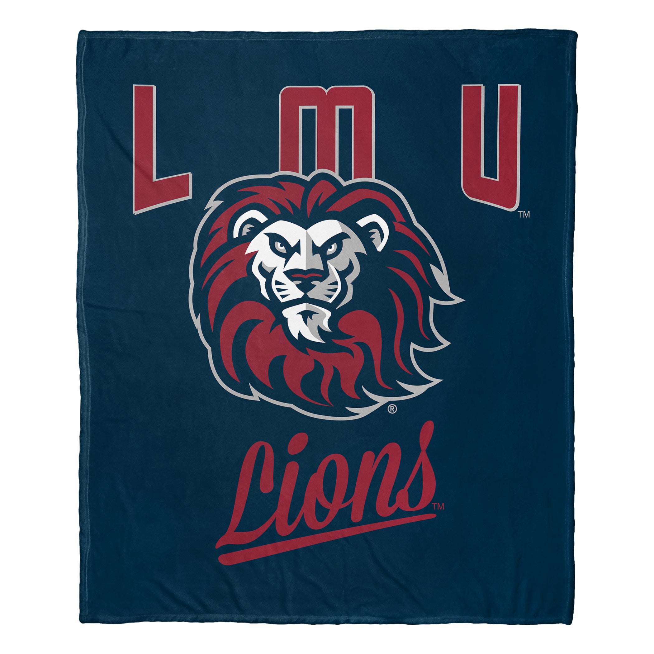 NCAA Loyola Marymount Lions Alumni Silk Touch Throw Blanket 50x60 Inches