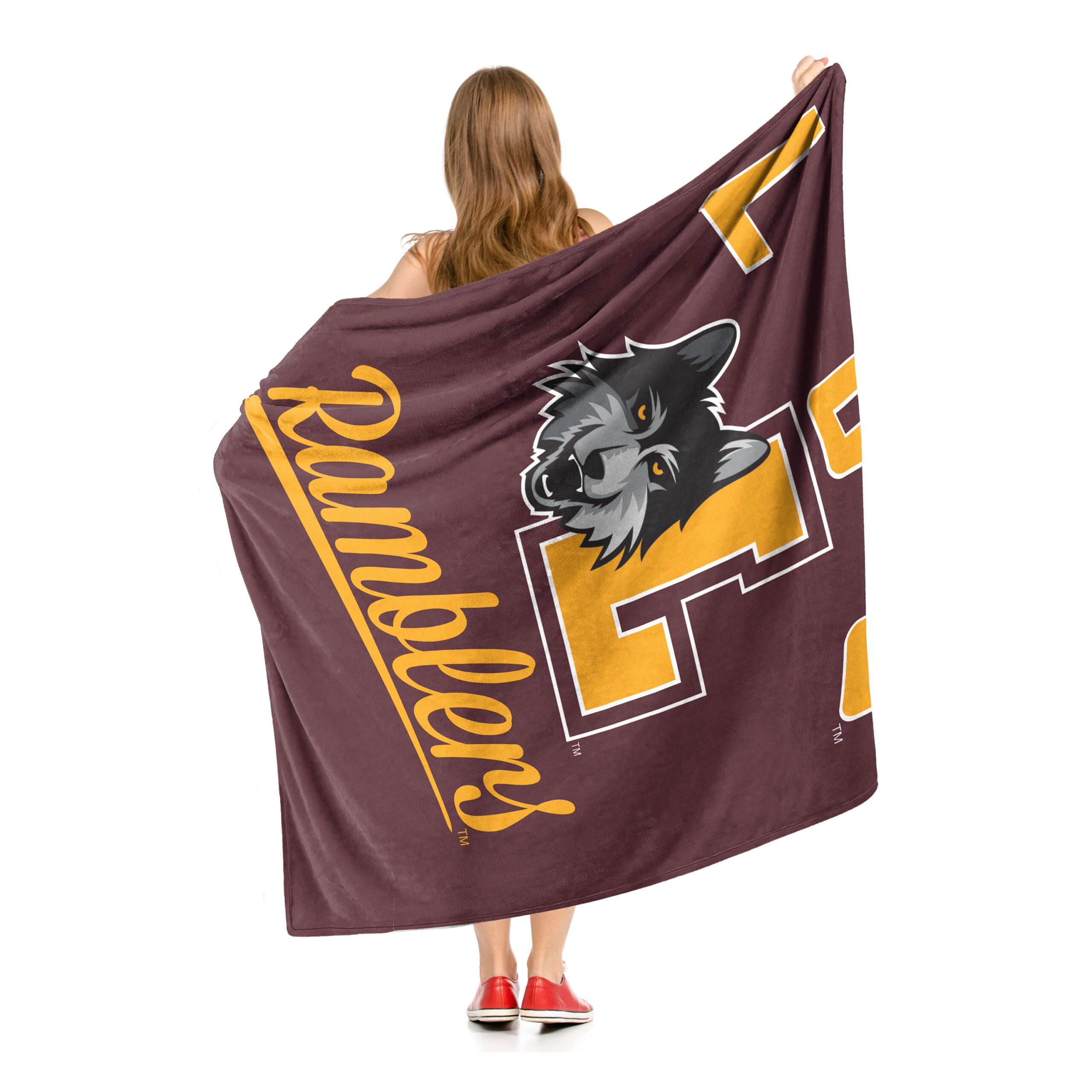 NCAA Loyola Chicago Ramblers Alumni Silk Touch Throw Blanket 50x60 Inches