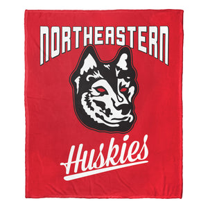 NCAA NorthEastern Huskies Alumni Silk Touch Throw Blanket 50x60 Inches