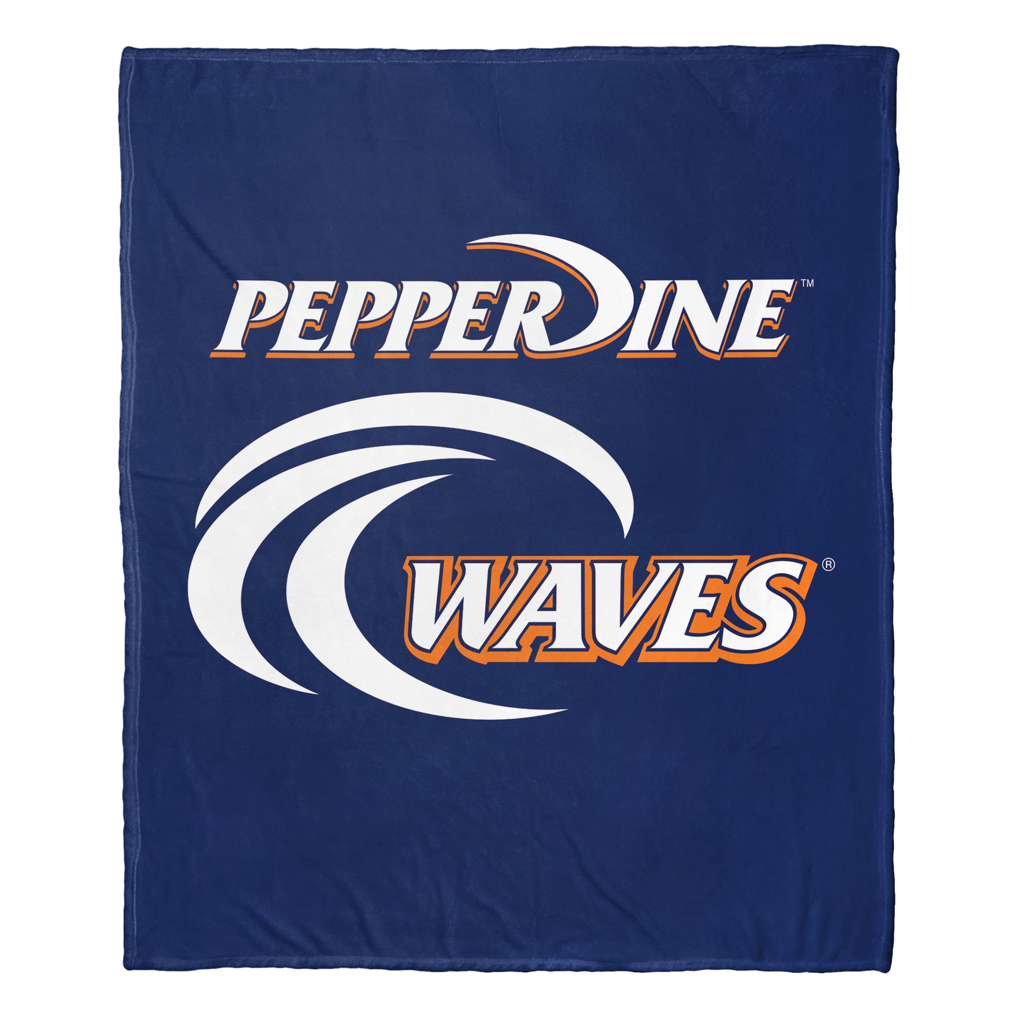 NCAA Pepperdine Waves Alumni Silk Touch Throw Blanket 50x60 Inches