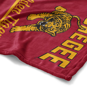 NCAA Tuskegee Golden Tigers Alumni Silk Touch Throw Blanket 50x60 Inches