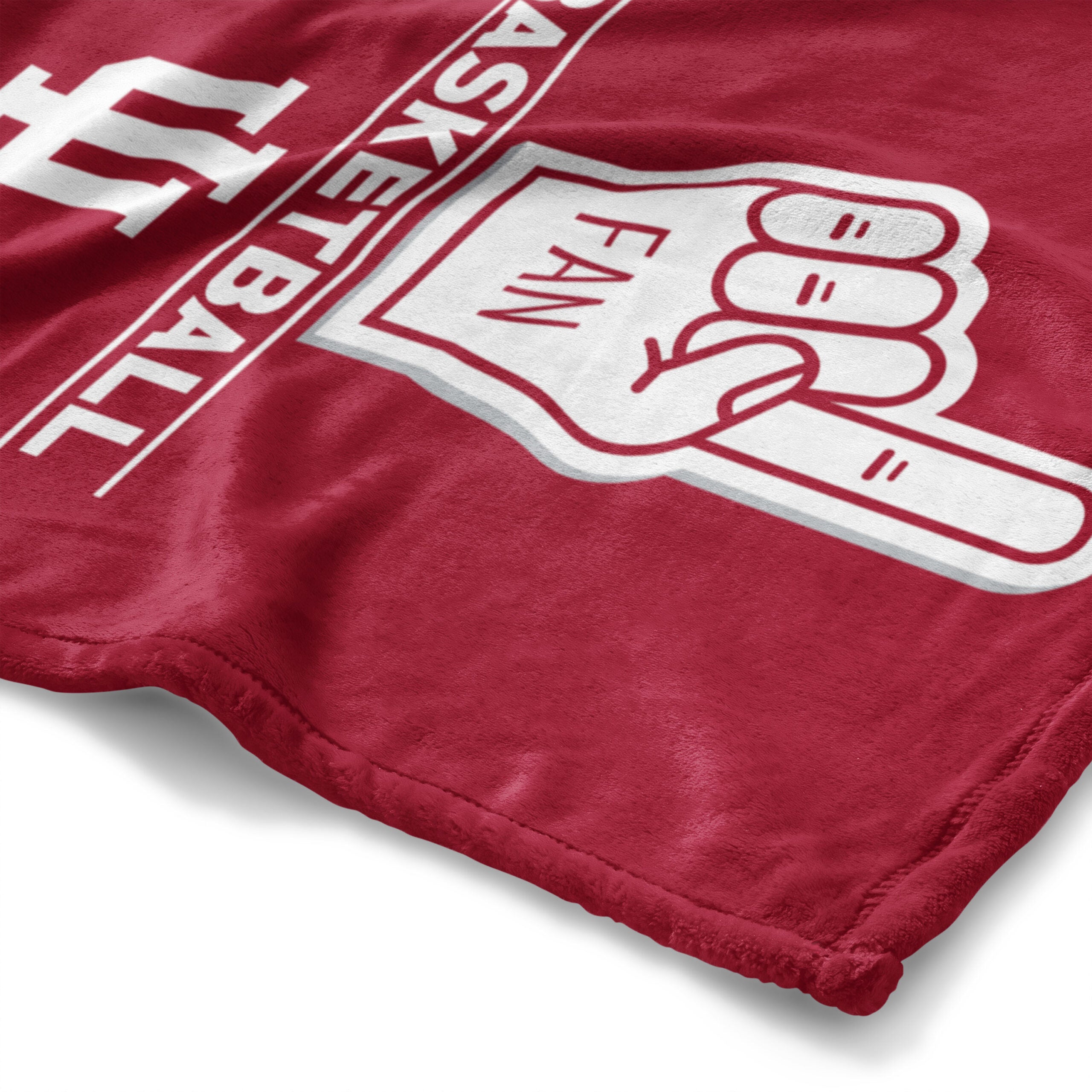 NCAA Indiana Hoosiers Number 1 Fan Silk Touch Throw Blanket 50x60 Inches