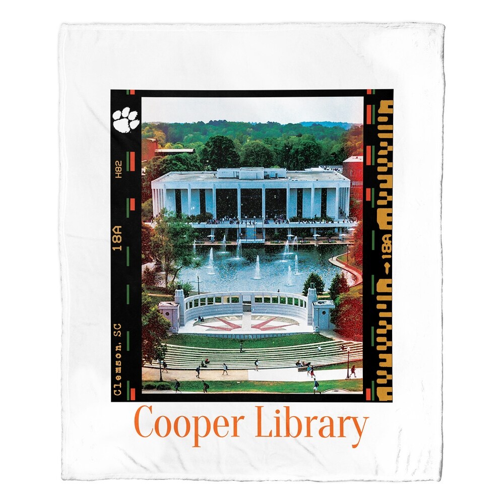 NCAA Campus Life Clemson Tigers Silk Touch Throw Blanket 50x60 Inches