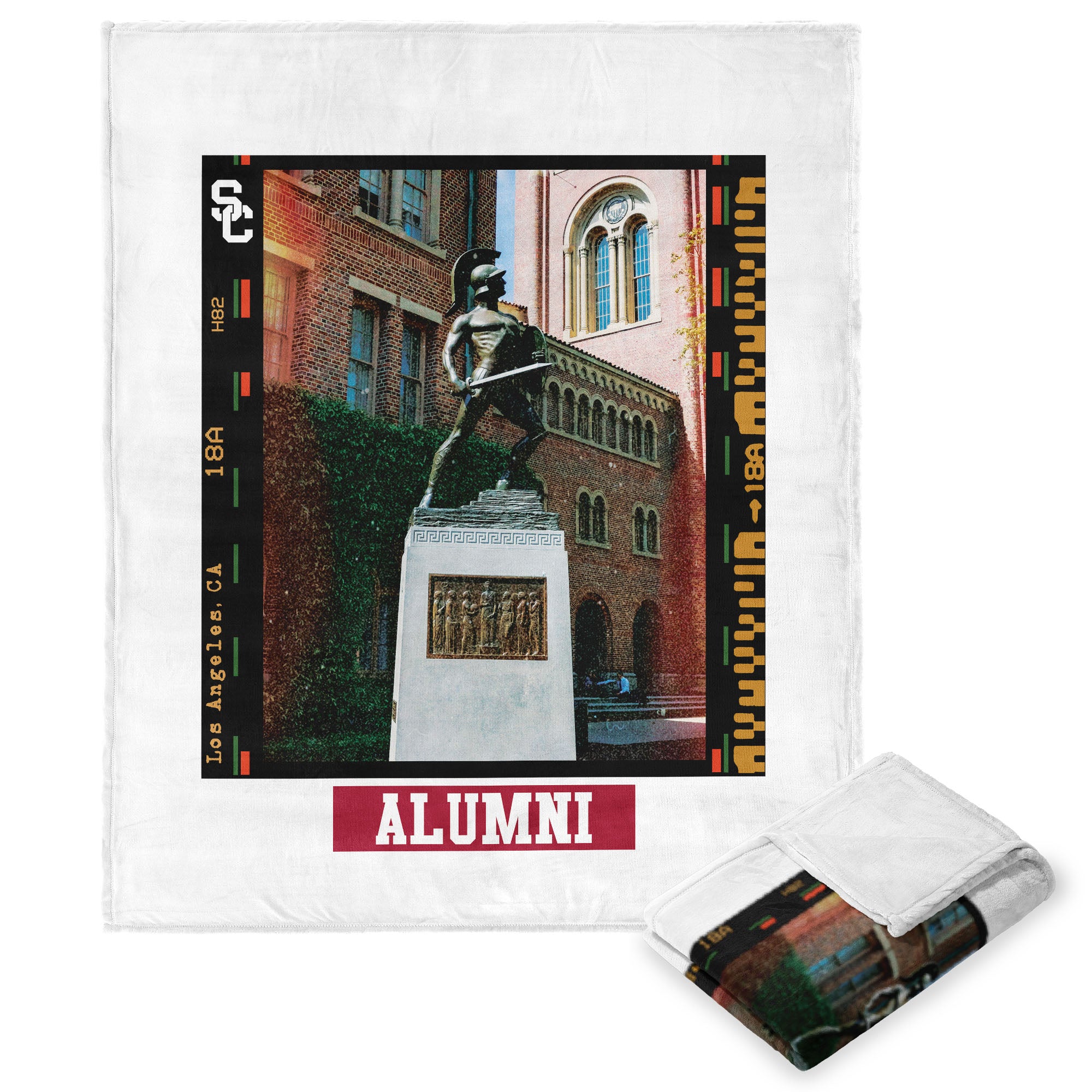 NCAA USC Trojans Alumnist Silk Touch Throw Blanket 50x60 Inches