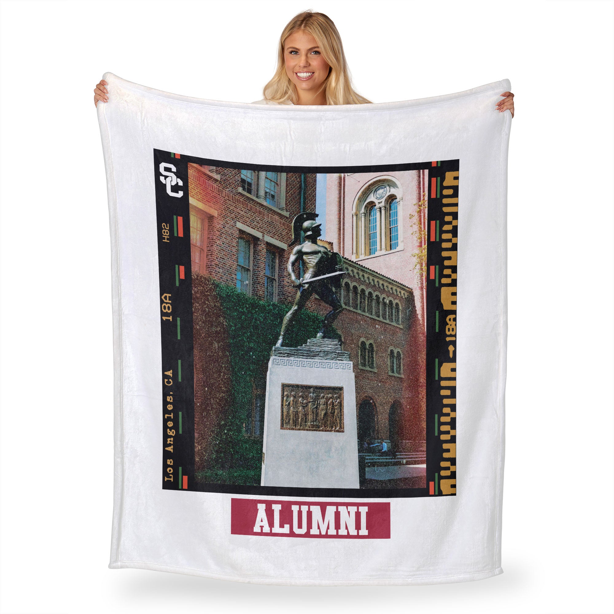 NCAA USC Trojans Alumnist Silk Touch Throw Blanket 50x60 Inches