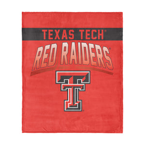 Texas Tech Red Raiders NCAA Bevel Silk Touch Throw Blanket 50x60 inches